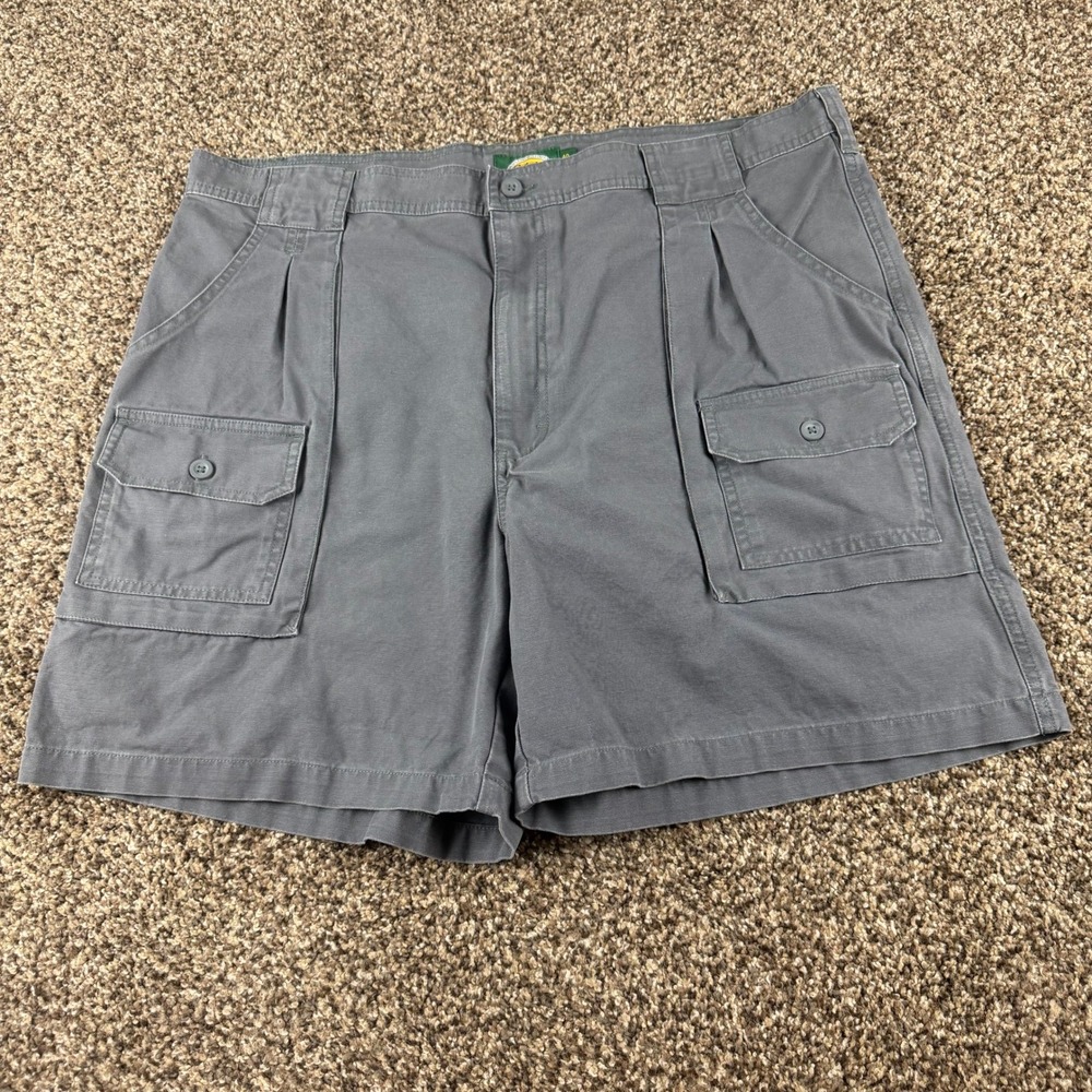 Cabelas Outdoor Gear Mens 40 Gray Cotton Canvas Fisherman Cargo Utility Shorts